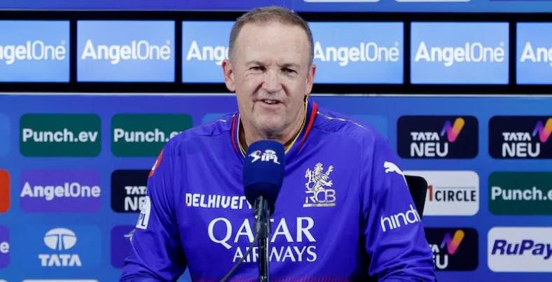 RCB coach Andy Flower in press conference