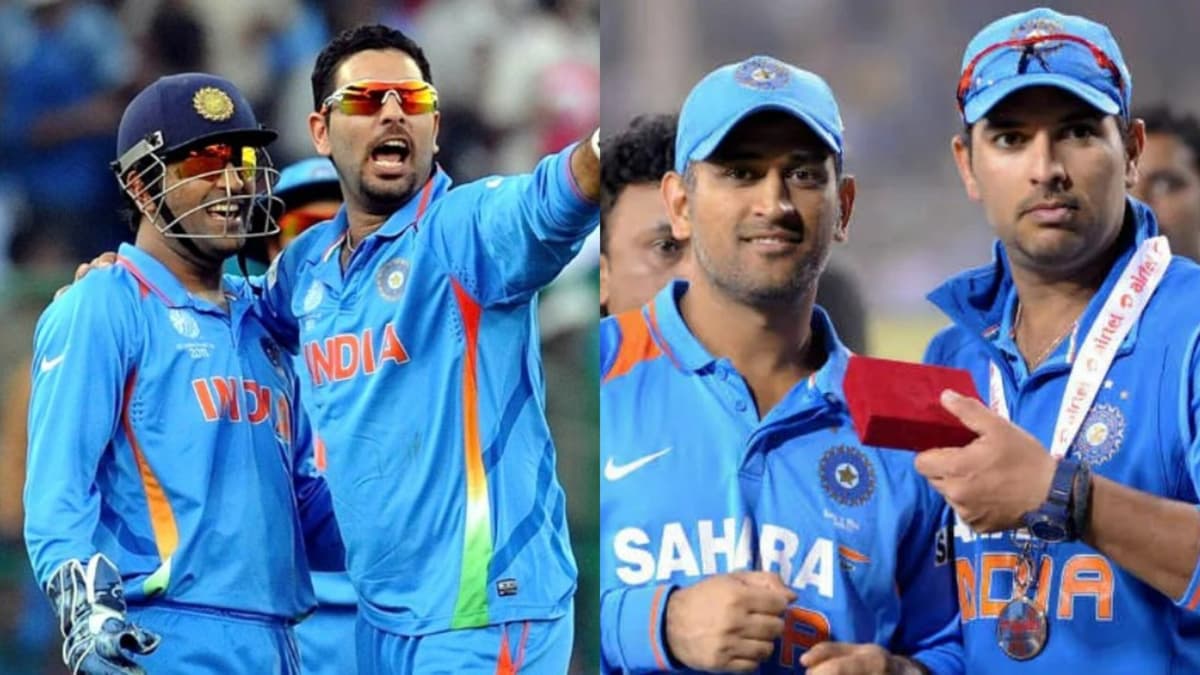 Yuvraj Singh and MS Dhoni