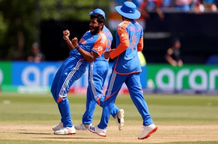 Jasprit Bumrah in action