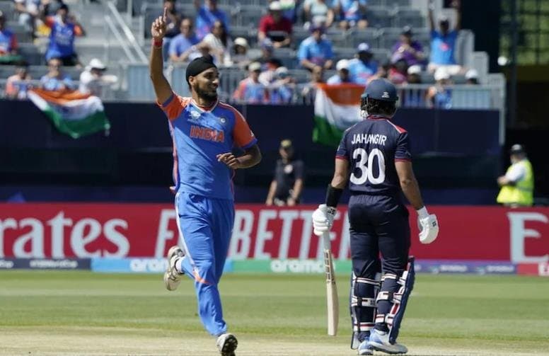 Arshdeep Singh in action