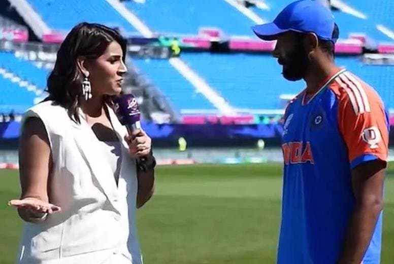 Jasprit Bumrah with wife Sanjana Ganesan