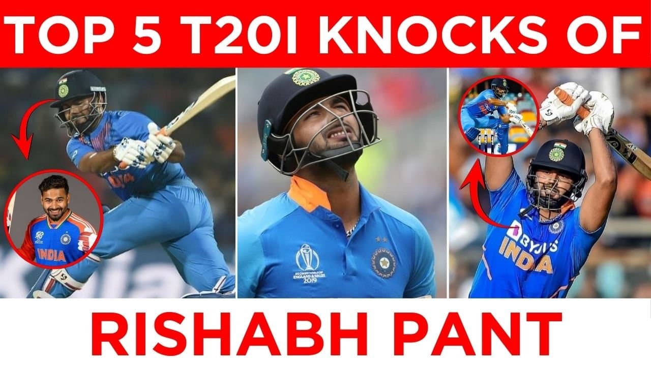 5 T20I Innings of Rishabh Pant