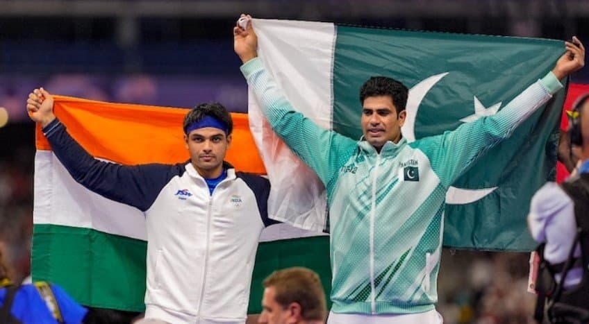 Paris Olympics 2024: Pakistan’s Nadeem takes gold and Neeraj wins silver in javelin throw.