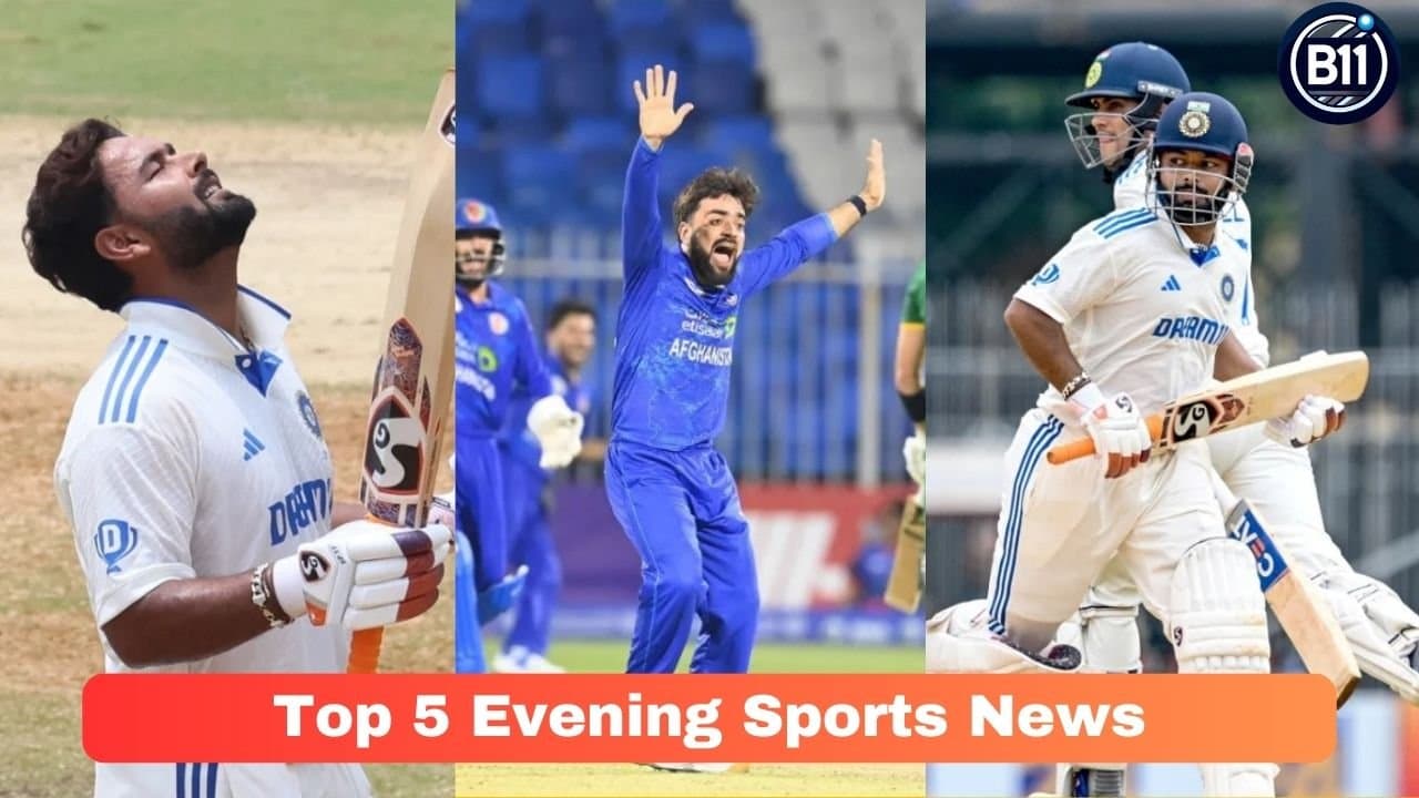 Top 5 Evening Sports News