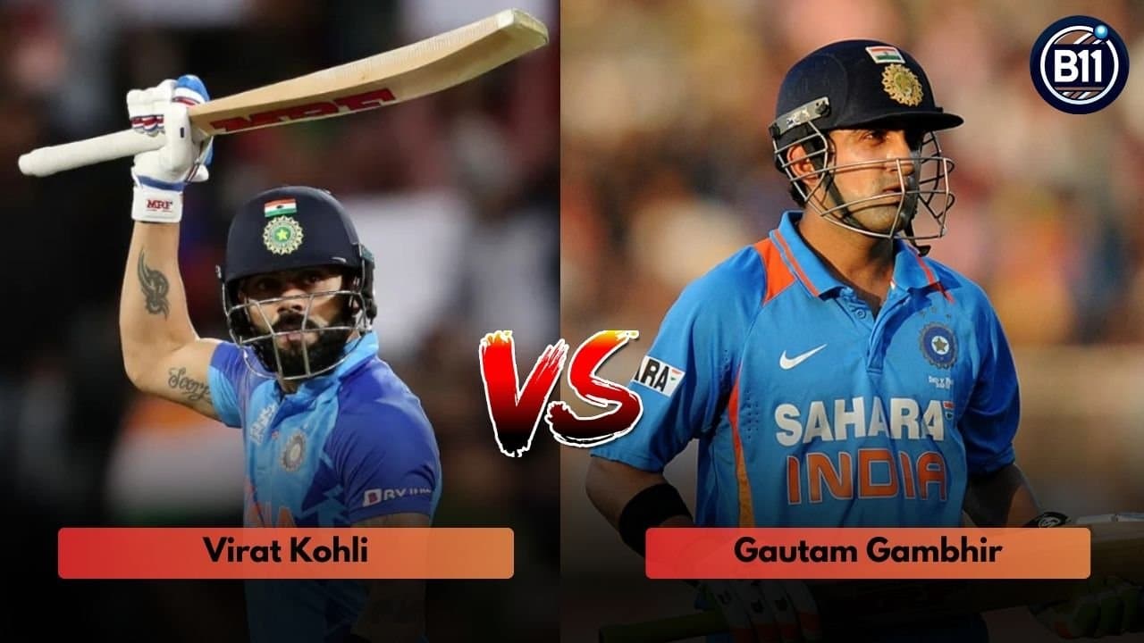 Gautam Gambhir vs Virat Kohli: A Comparison Across Formats