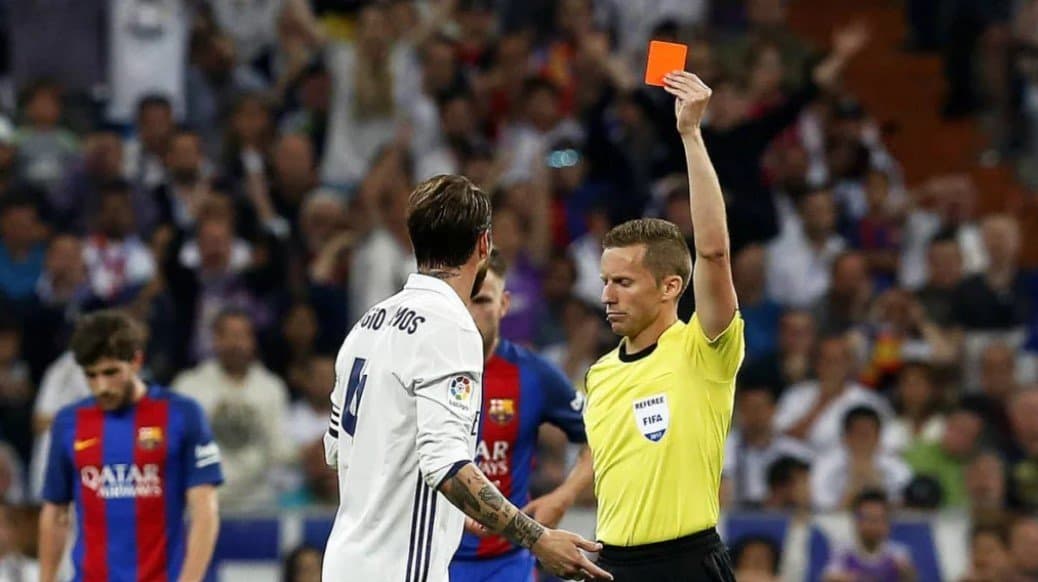 Most Red Cards in Football