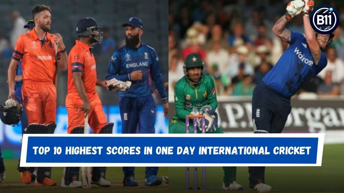 Top 10 Highest Scores in One Day International Cricket