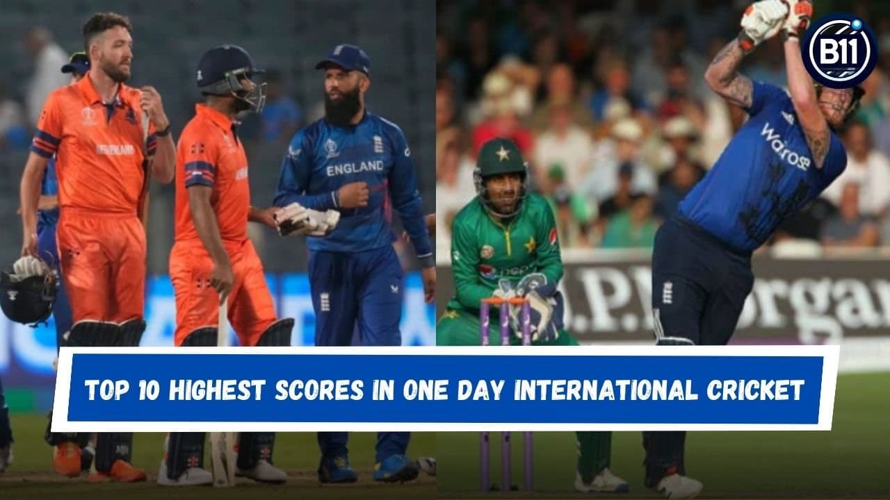 Top 10 Highest Scores in One Day International Cricket
