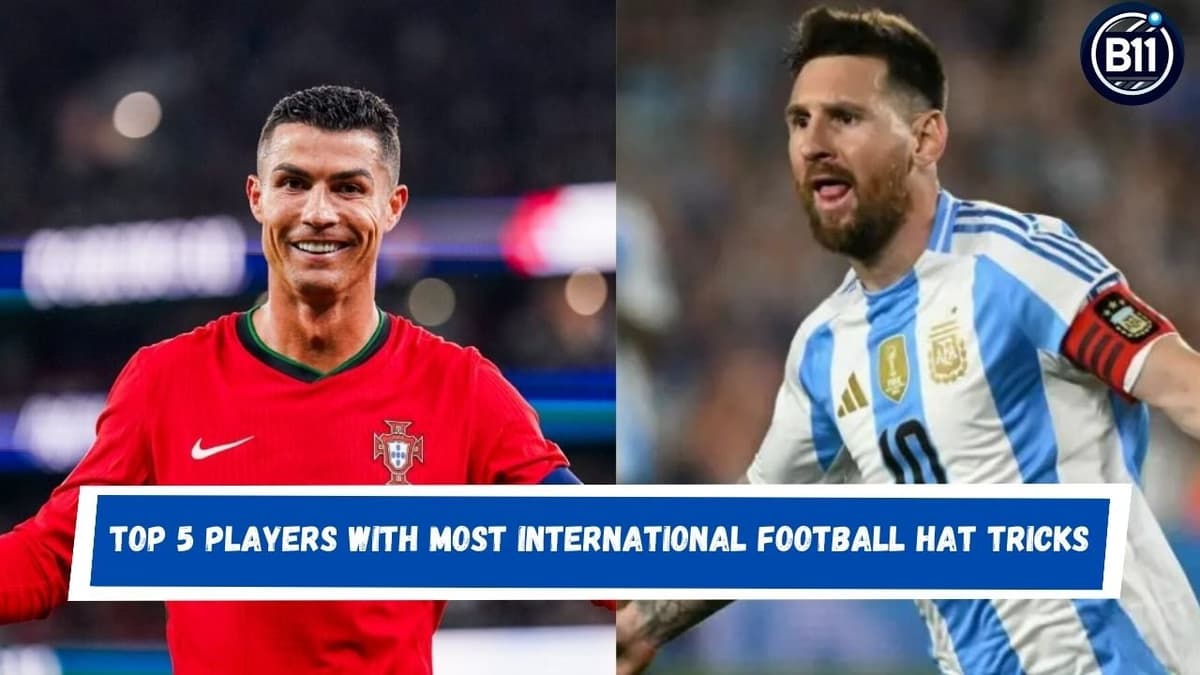 Top 5 Players with Most International Football Hat Tricks