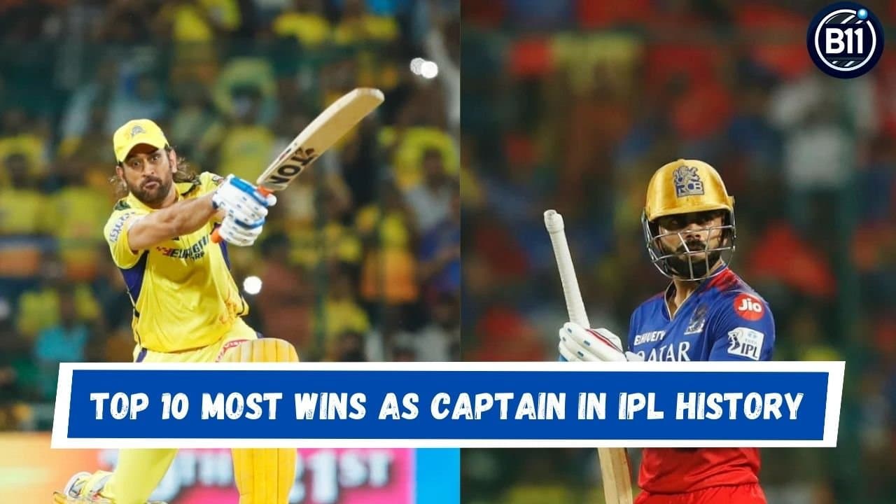 Top 10 Most Wins as Captain in IPL History