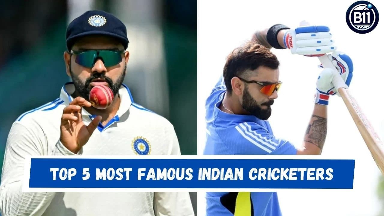 Top 5 Most Famous Indian Cricketers