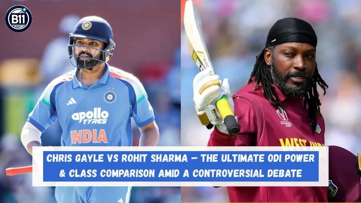 Chris Gayle VS Rohit Sharma – The Ultimate ODI Power & Class Comparison Amid a Controversial Debate