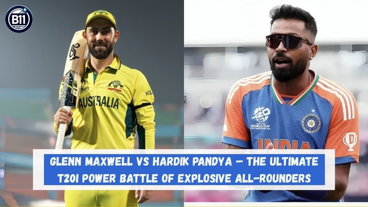 Glenn Maxwell vs Hardik Pandya – The Ultimate T20I Power Battle of Explosive All-Rounders