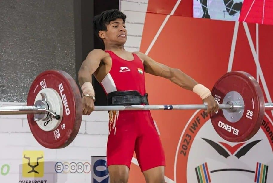 Weightlifter Dhanush Wins Two Bronze Medals at World Junior Championships