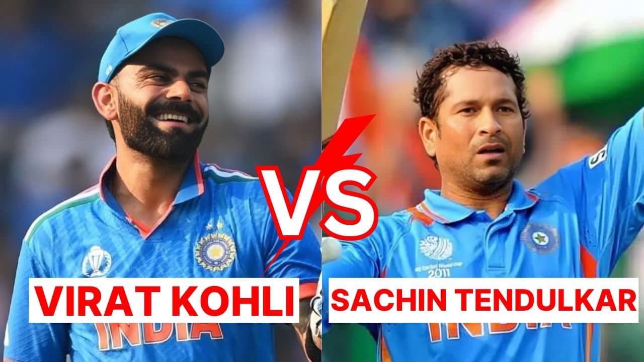 Virat Kohli vs Sachin Tendulkar 2024 Comparison