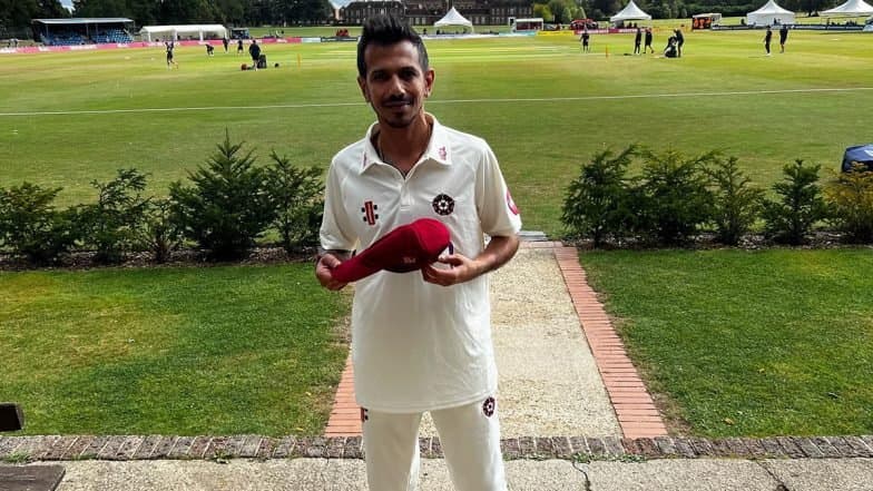 Yuzvendra Chahal Takes Five Wickets Haul in County Cricket