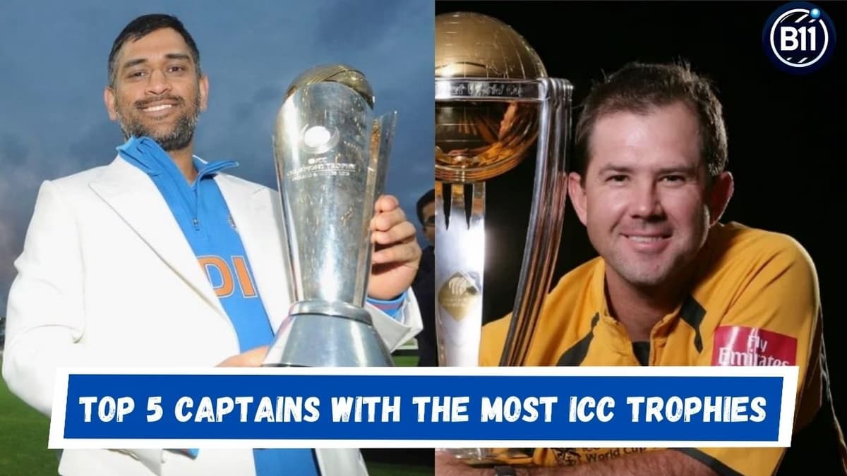 Top 5 Captains with the Most ICC Trophies