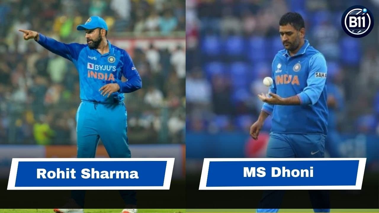 MS Dhoni vs Rohit Sharma