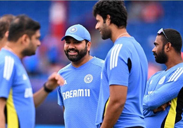 Indian cricket team practices ahead of T20 World Cup 2024 Super 8