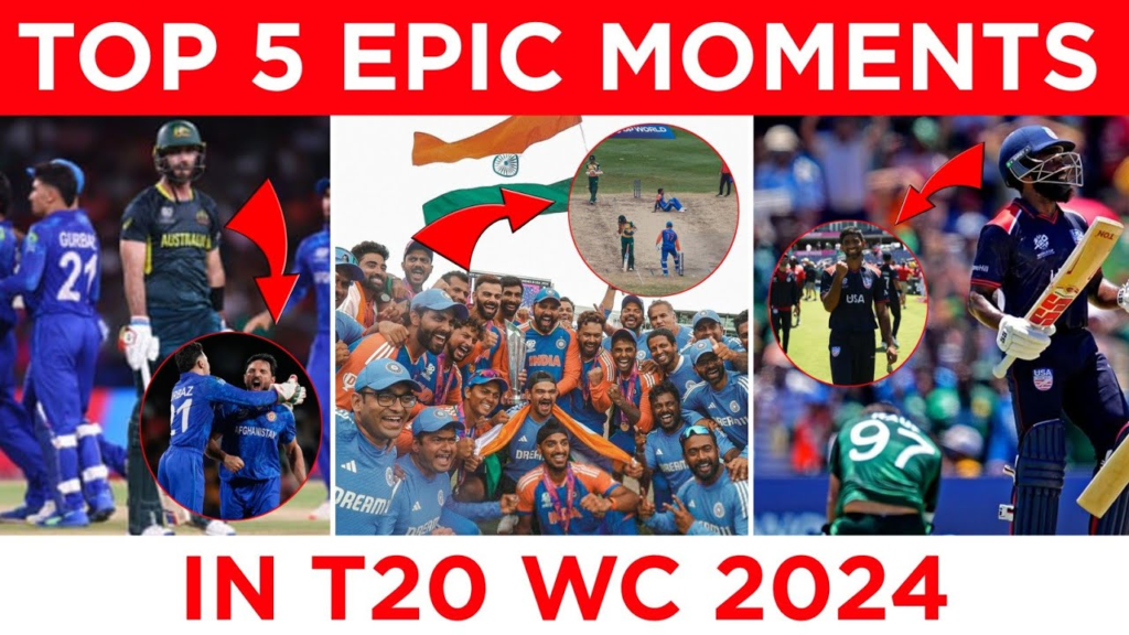 Top 5 Unforgettable Moments from the 2024 T20 World Cup