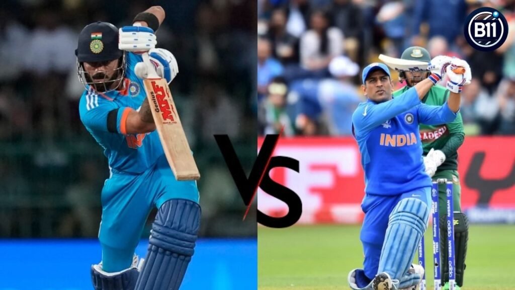 MS Dhoni vs Virat Kohli: Comparing the Legends