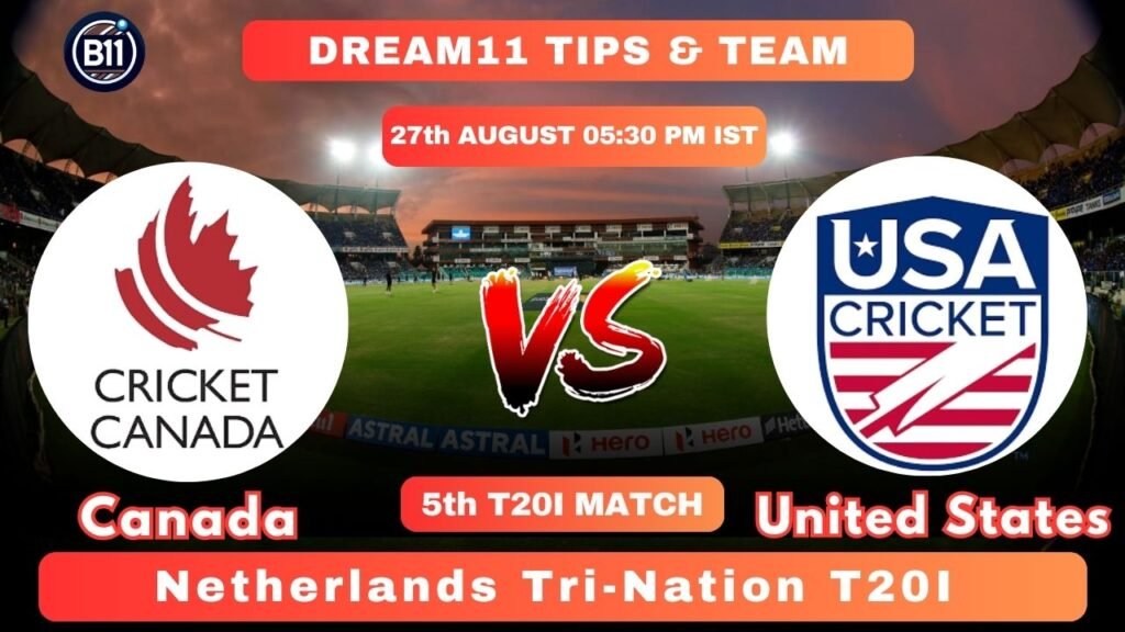 Match Details for Canada vs United States Showdown