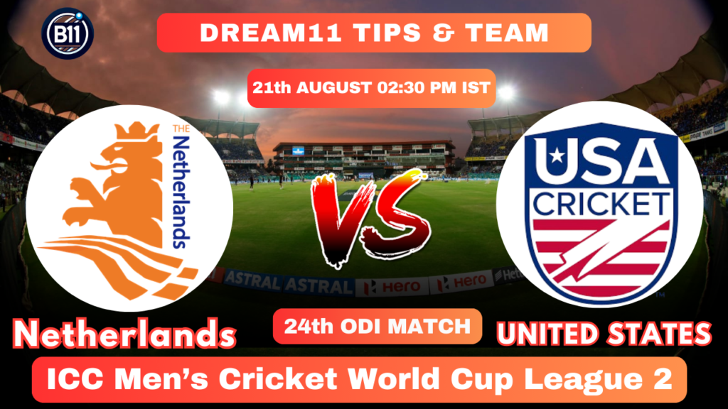 Match Details for Netherlands vs United States Showdown
