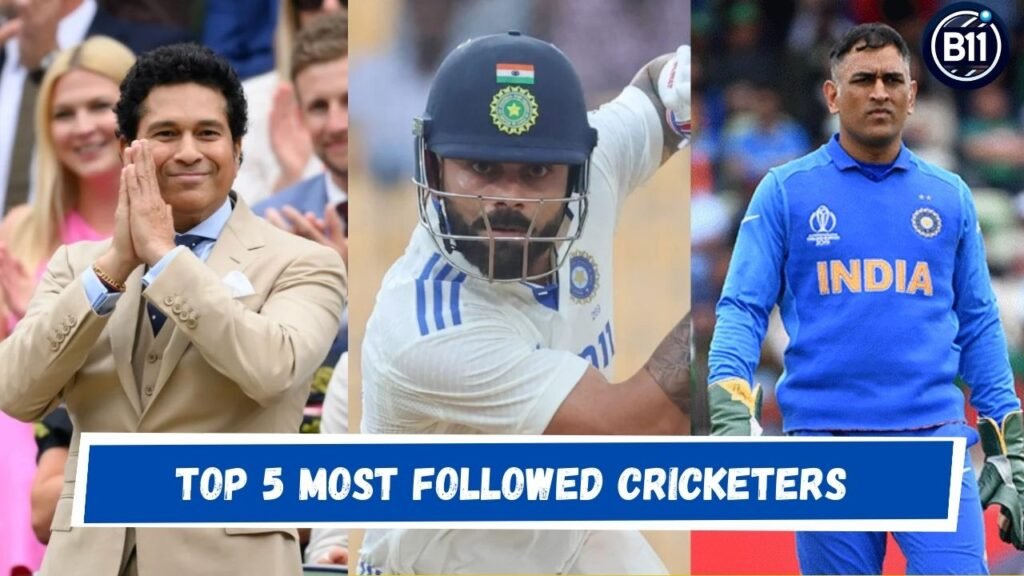 Top 5 Most Followed Cricketers