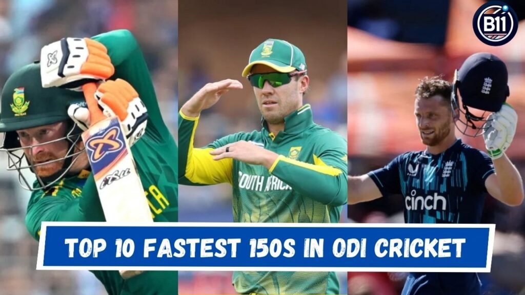 Top 10 Fastest 150s in ODI Cricket History